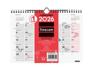 Calendario pared Finocam Escribir S 2026 catalán