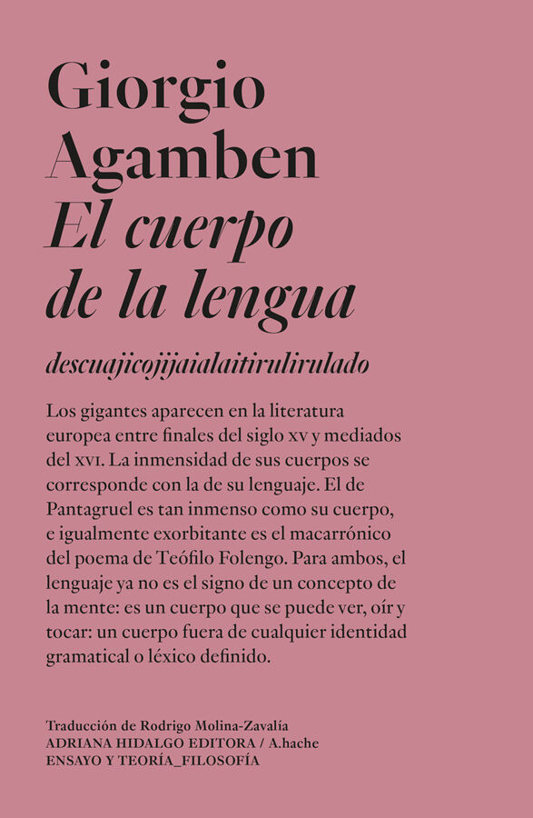 El cuerpo de la lengua