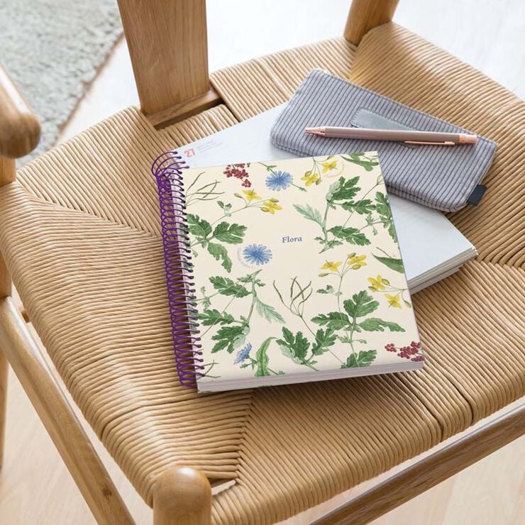 Notebook 4 A5 100 fulls 5x5 Miquelrius Botanical Mediterrani Flora