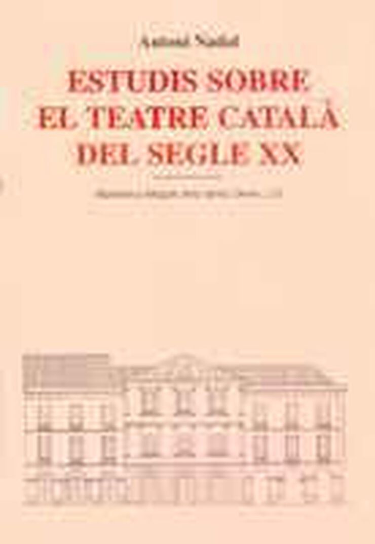 Estudis sobre el teatre català del segle XX