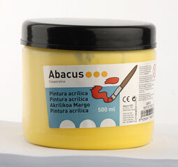 Pintura acrílica Abacus 500 ml Amarillo
