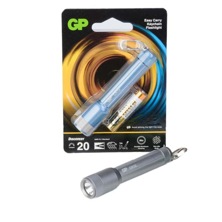 Linterna Llavero Discovery GP CK12 gris 20lm