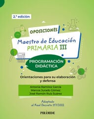 Oposiciones. Maestro de Educación Primaria III Oposiciones. Maestro de Educación Primaria III