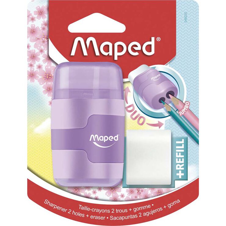 Sacapuntas Maped Connect Pastel