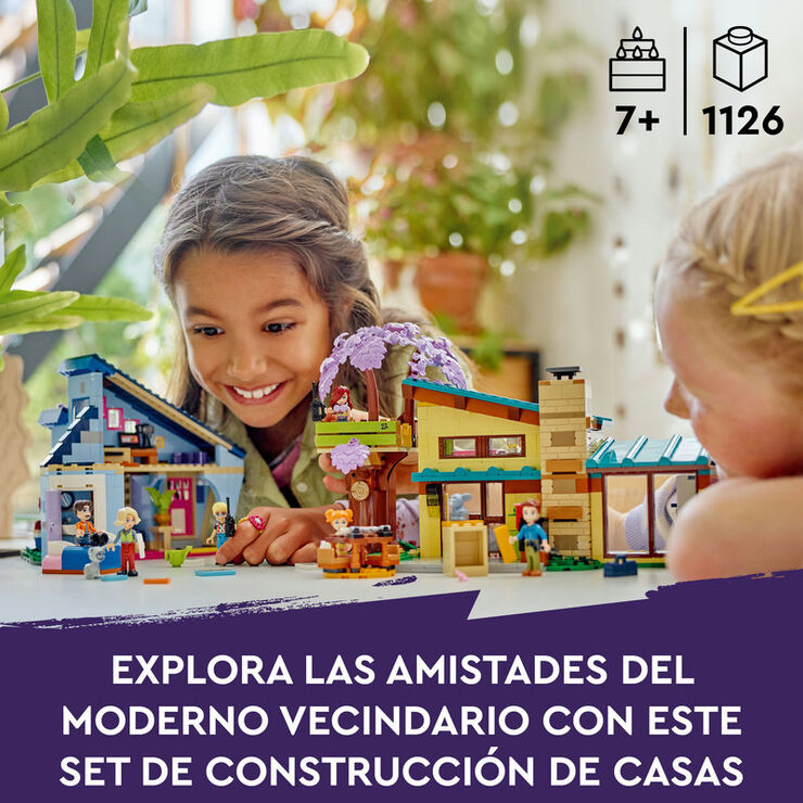 LEGO® Friends Casas Familiares de Olly y Paisley 42620