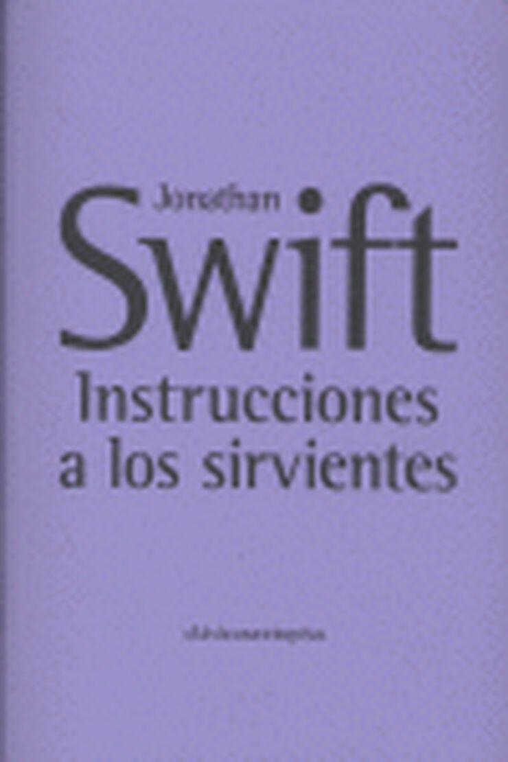 Instrucciones a los sirvientes Instrucciones a los sirvientes