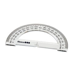 Transportador de ángulos escolar Abacus 15cm
