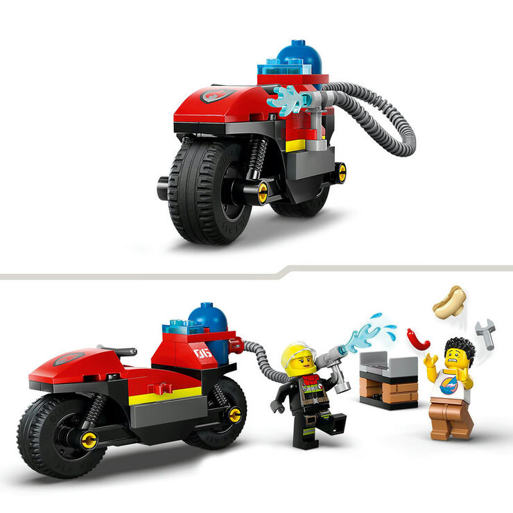 LEGO® City Moto de Rescat de Bombers 60410