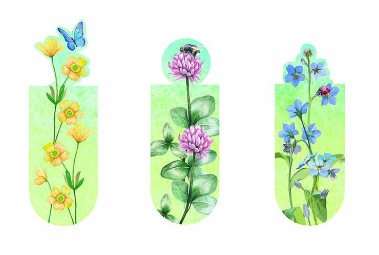 Punto de Libro magn&eacute;tico Flors 3u