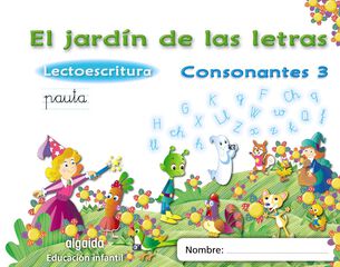 LECTOESCRITURA CONSONANTES 3 INFANTIL 5 ANYS Algaida Quaderns 9788498775754