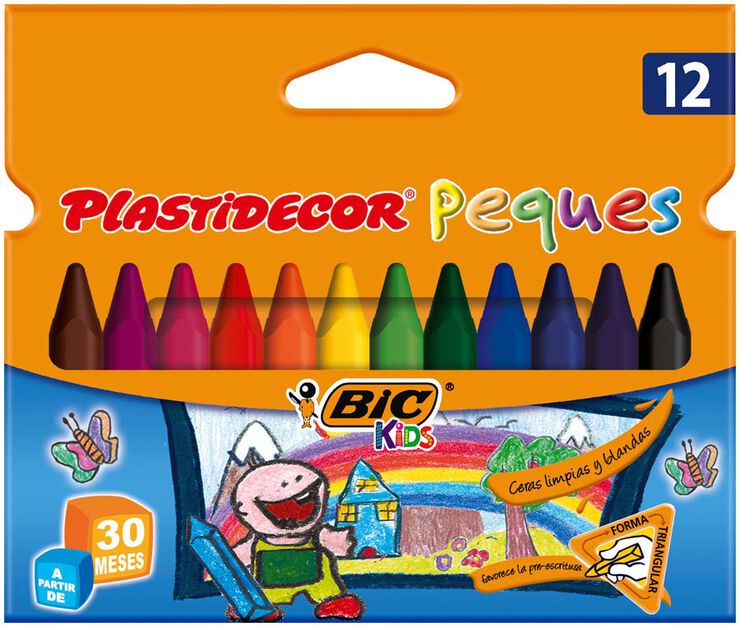 Ceras Plastidecor Peques 12 colores