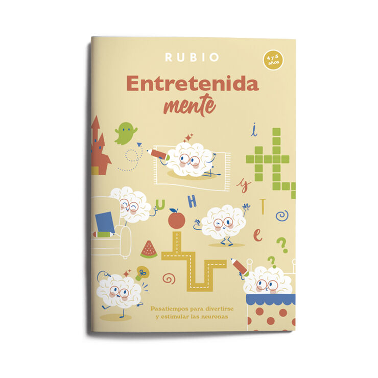 EntretenidaMENTE. Pasatiempos para divertirse y estimular las neuronas (4-5 años)