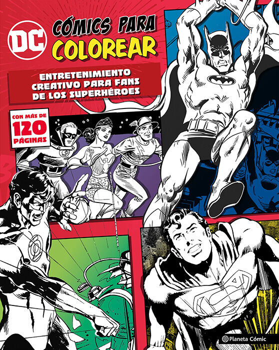 DC C&oacute;mics para colorear superh&eacute;roes