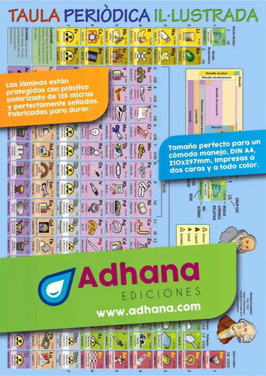 ADHAC 35x50 Taula peri&ograve;dica il.lustrada