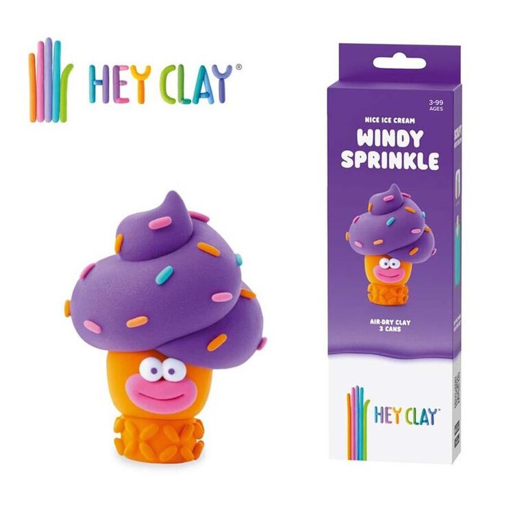 Plastilina Heyclay Gelat Windy Sprinkle 3 pots