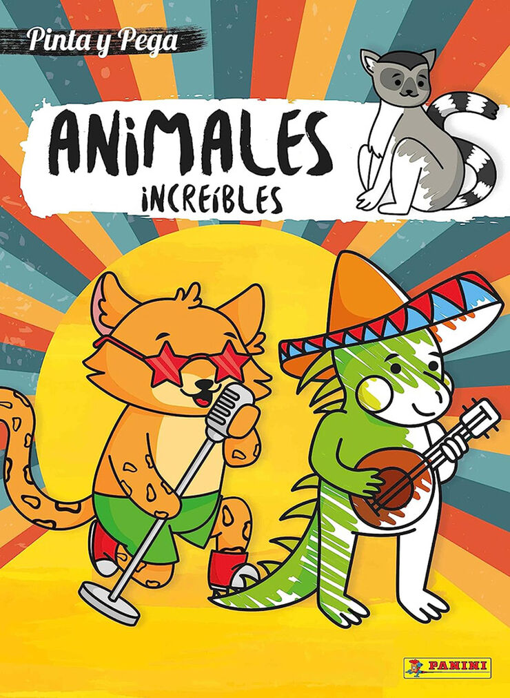 Animales Increíbles. Pinta y Pega N.38