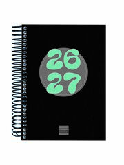 Agenda Escolar Finocam Cool 1/8 D&iacute;a/P&aacute;gina Catal&aacute;n 2026-27 Negro
