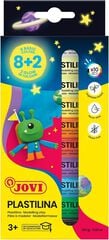 Plastilina Jovi  8 colors bàsics + 2 fosforescents 15g