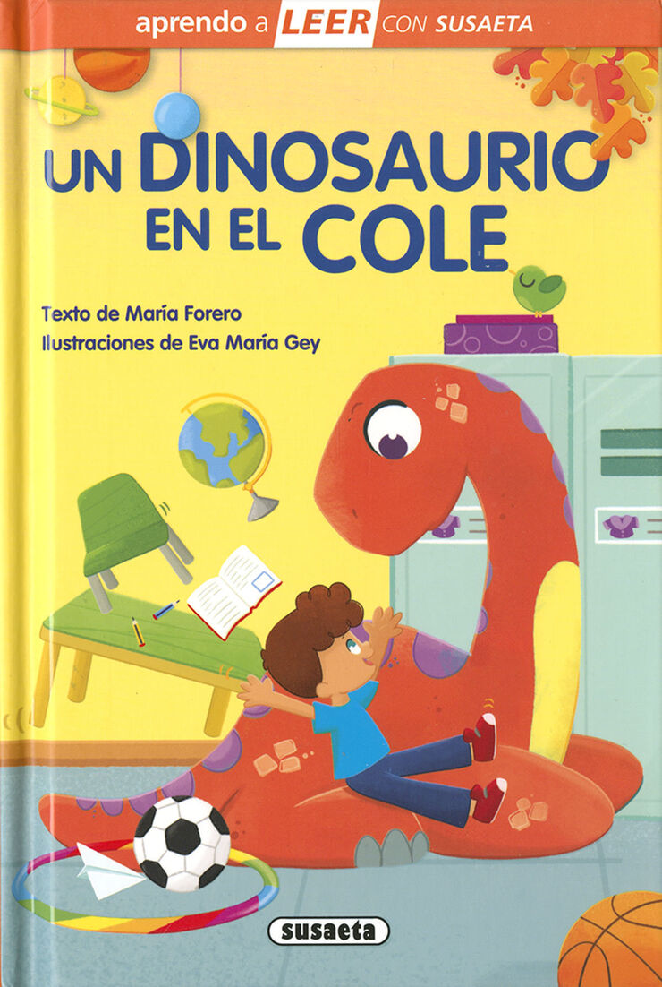 Un dinosaurio en el cole