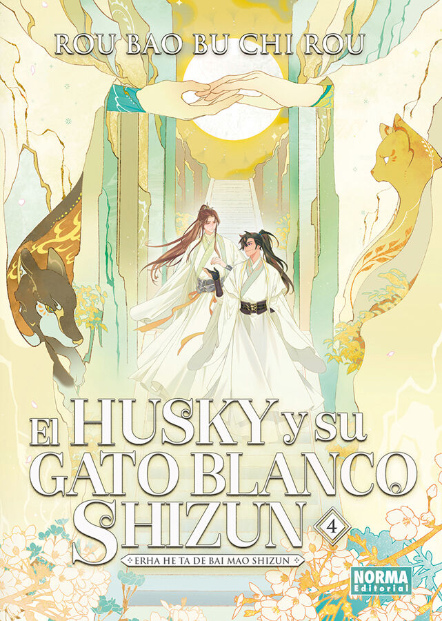 El husky y su gato blanco Shizun 04