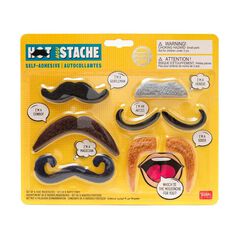 Set 6 Bigotes atuoadhesivos Legami