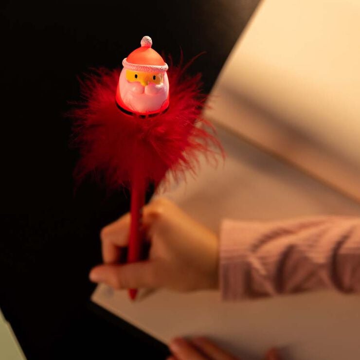 Bolígrafo con luz Legami Navidad Santa Claus