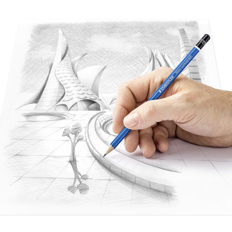 Lápiz Staedtler Mars Lumograph 100 10H
