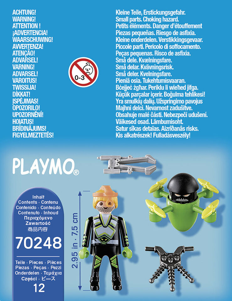 Playmobil City Agent amb Dron 70248