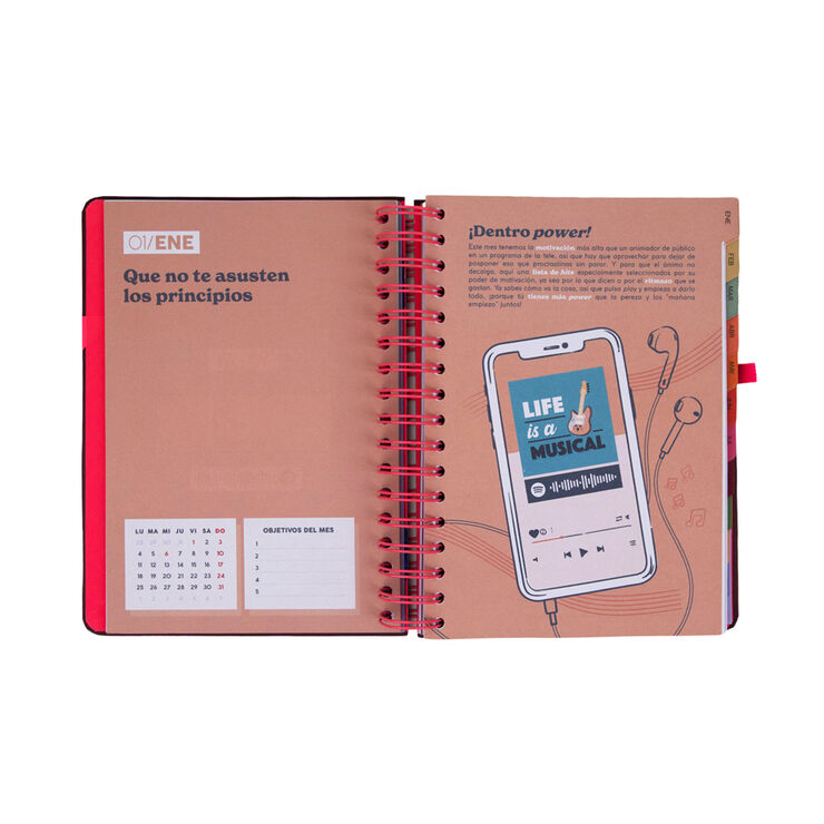 Agenda Mr. Wonderful Dia P&agrave;gina Full Aesthetic 2027 Multicolor