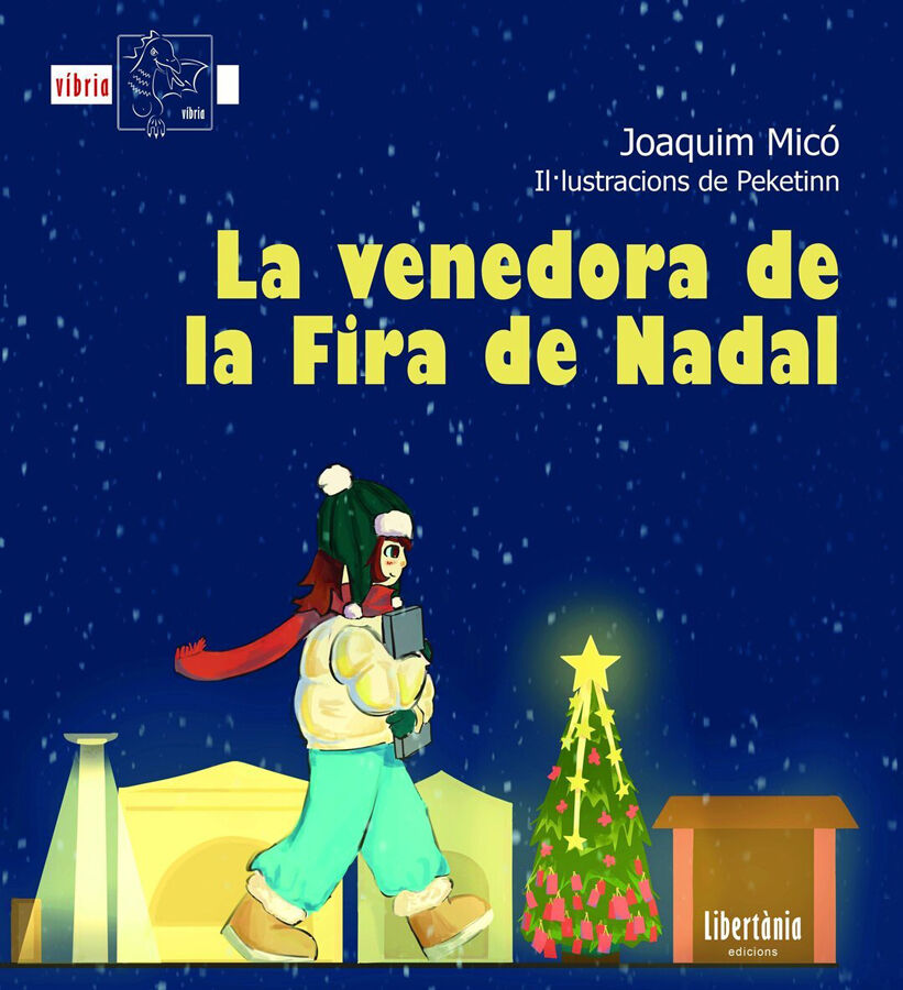 La venedora de la Fira de Nadal