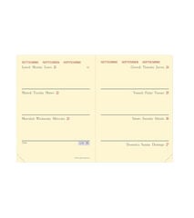 Recambio Agenda Quo Vadis Mini 7x10 cm Semana Vista Multiling&uuml;e 2027 Crema