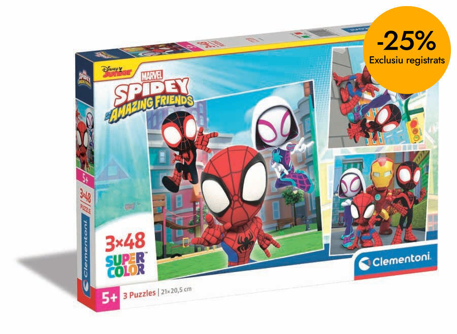 Puzle 3 X 48 piezas Spidey y Amigos