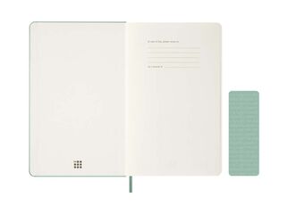 Agenda Moleskine 18 mesos set/vista L tapa dura verd
