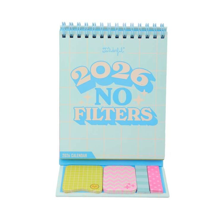 Calendari sobretaula petit 2026 cast No filters