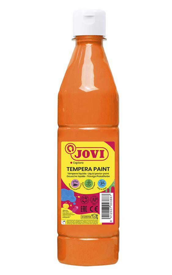 T&eacute;mpera Jovi 500ml naranja