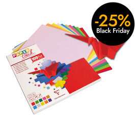 Papel colores Origami Clairfontaine 20x20cm 100 hojas