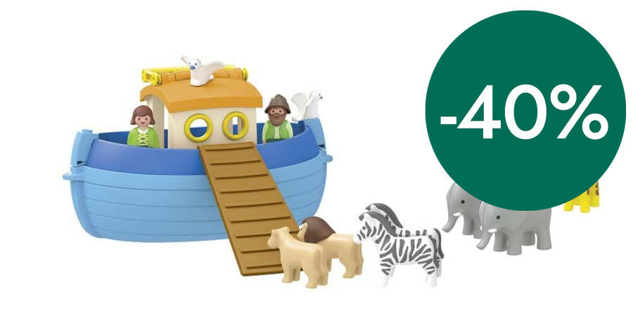 Playmobil Junior Arca de no&eacute; Malet&iacute;n 71681