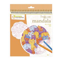 Graffy Pop Mandala Gats Avenue Mandarine