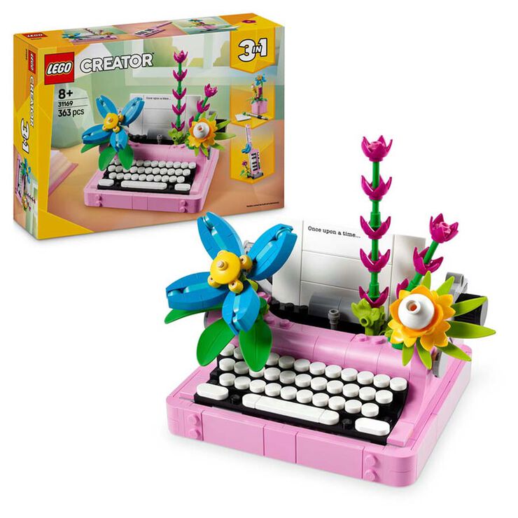 LEGO® LEGO Creator Máquina de Escribir con Flores 31169