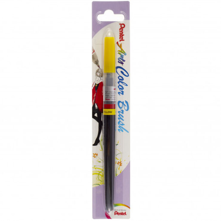 Pincel recargable Pentel XGFL amarillo