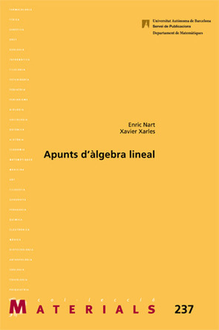 Apunts d'àlgebra lineal