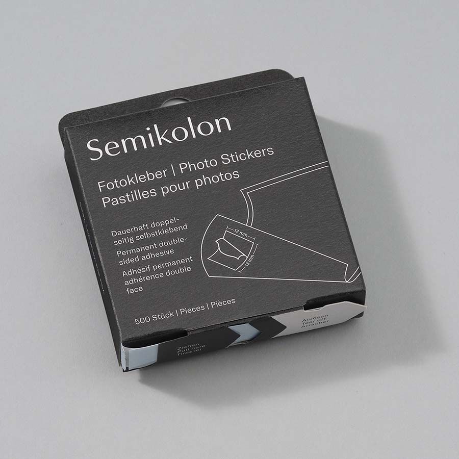 Stickers Fotos doble cara Semikolon 500u