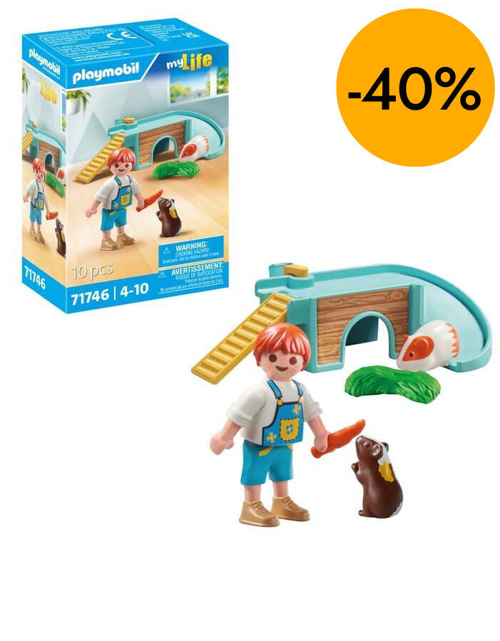 Playmobil My Life Casa per a Conillets d'Indies 71746