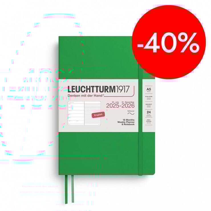 Agenda 18 meses Leuchtturm A5 sem/vista 2026 Spring