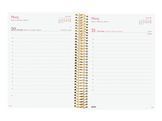 Agenda Finocam Design Collection D&iacute;a P&aacute;gina 2027 Catal&aacute;n Lema
