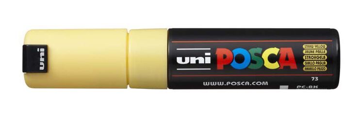 Rotulador Posca PC-8K 8mm amarillo medio