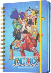 Agenda escolar Erik A5 setm/vista multilingüe 2025-26 One Piece