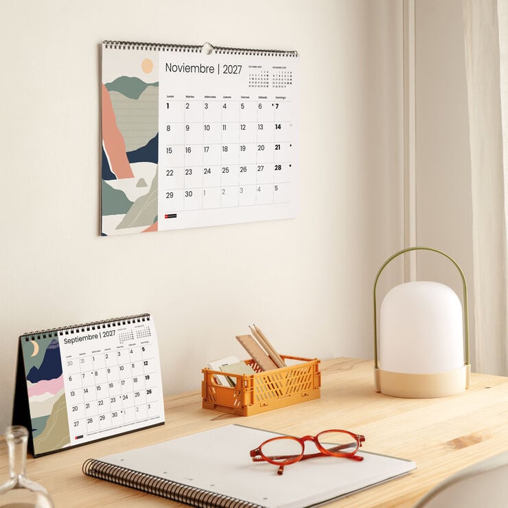 Calendario Miquelrius Mesa A5 Castellano Cims 2027