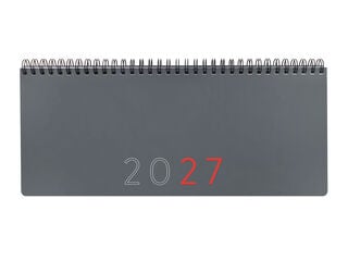 Planificador Finocam Semana Vista + Notas Catal&aacute;n 2027 Gris