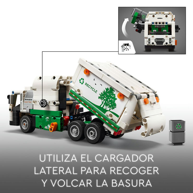 LEGO® Technic Camión de Residuos Mack® LR Electric 42167